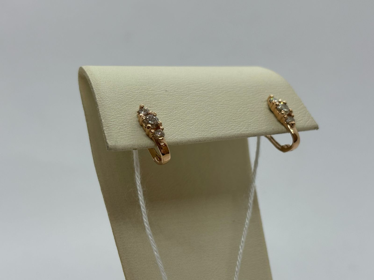 СЕРЬГИ БРИЛЛИАНТ (Au 585)