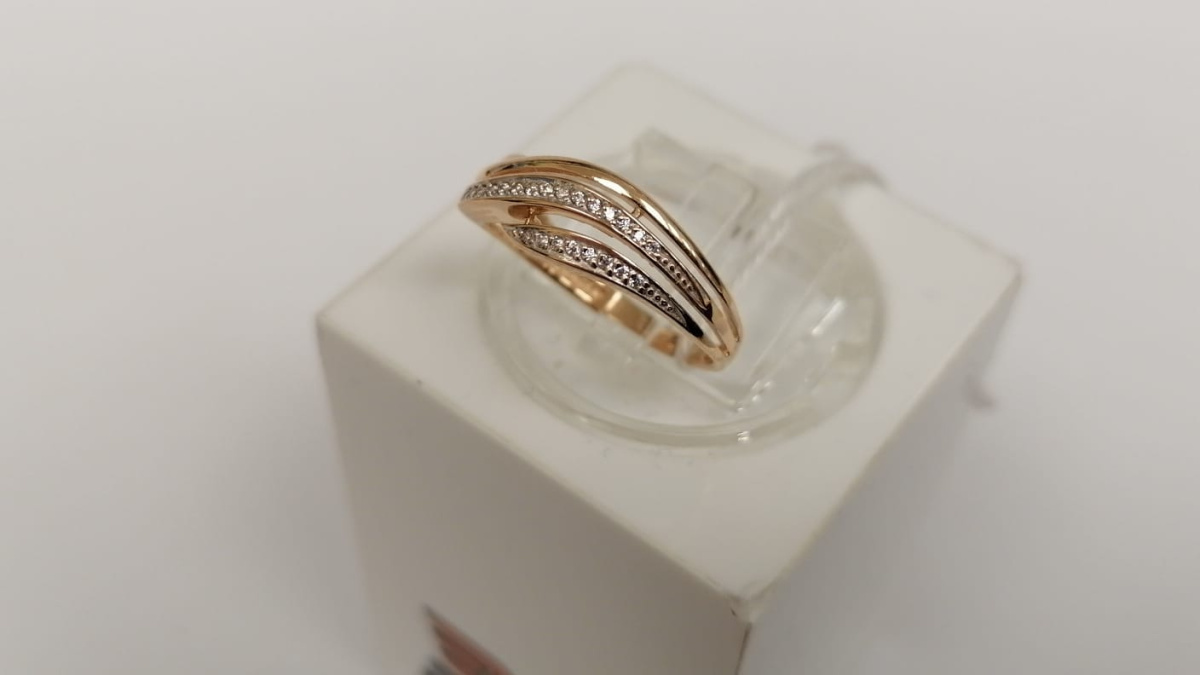 КОЛКМИ585 КОЛЬЦО С КАМНЯМИ (Au 585)