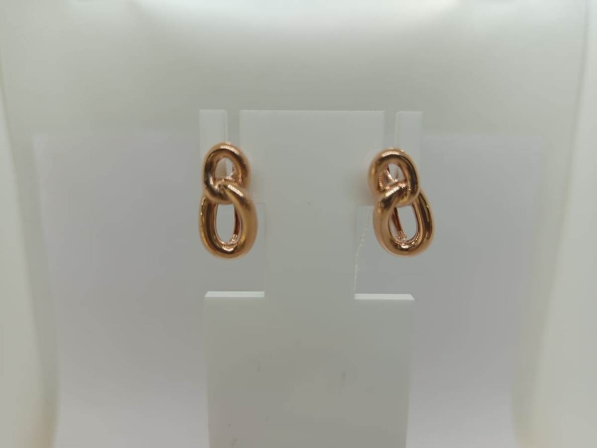 СЕРЬГИ БЕЗ КАМНЯ (Au 585)