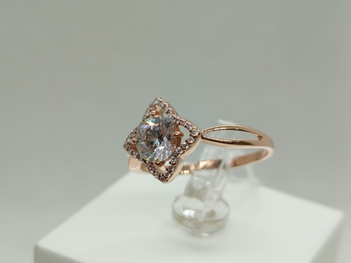 КОЛКМИ585 КОЛЬЦО С КАМНЯМИ (Au 585)