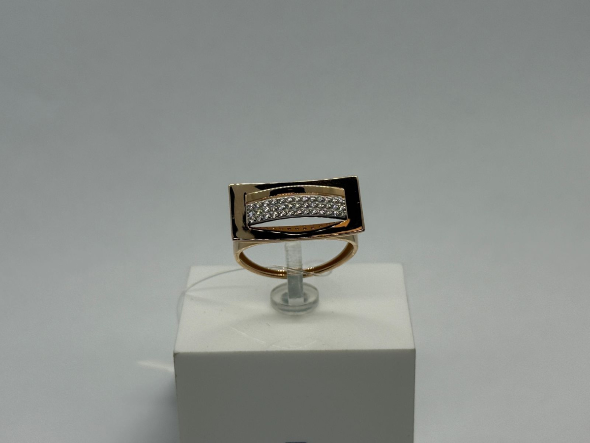 КОЛЬЦО С КАМНЯМИ (Au 585) КОЛЬЦО С КАМНЯМИ (Au 585)