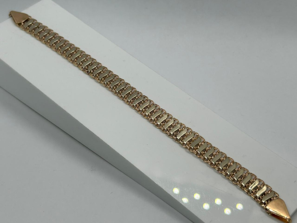 БРАСЛЕТ ПОЛНОВЕСНЫЙ Фантазия Au 585