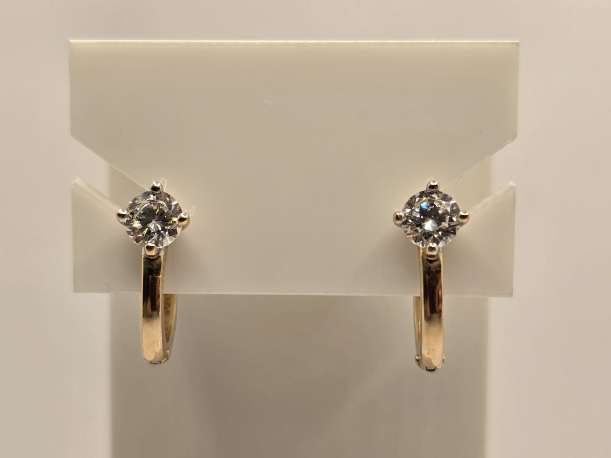 СЕРЬГИ С КАМНЯМИ (Au 585)