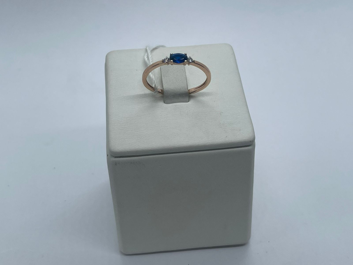 КОЛКМИ585 КОЛЬЦО С КАМНЯМИ (Au 585)