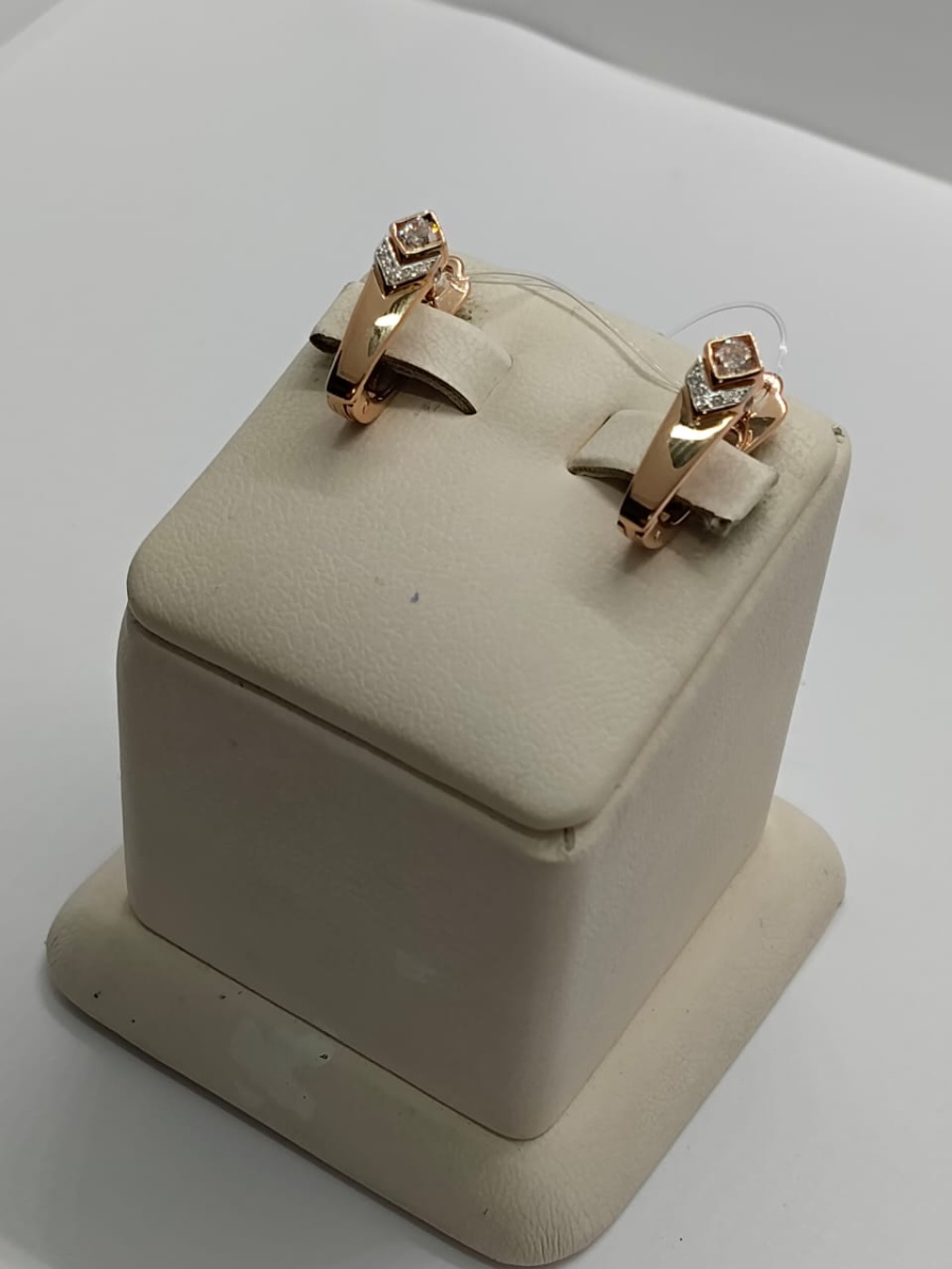 СЕРЬГИ С КАМНЯМИ (Au 585)