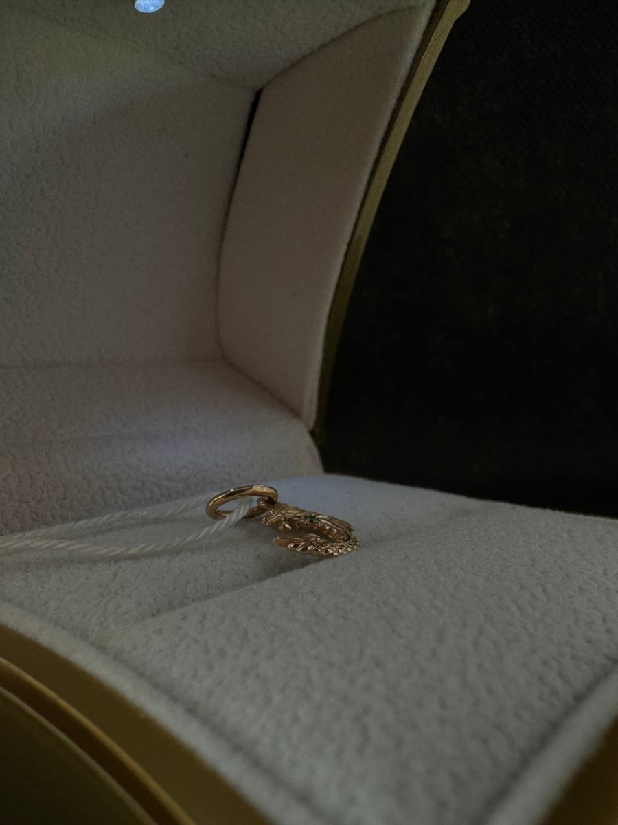 ПОДКМ585 ПОДВЕСКА С КАМНЕМ (Au 585)