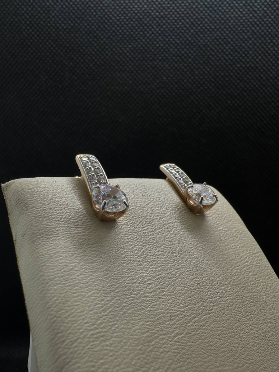 СЕРЬГИ С КАМНЯМИ (Au 585)