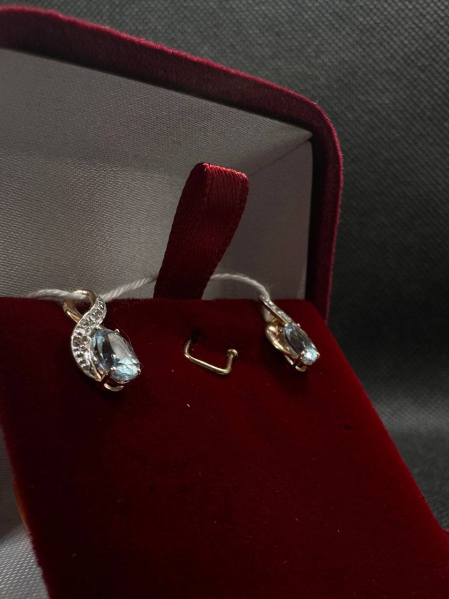 СПУС585 СЕРЬГИ ПУСЕТЫ (Au 585)