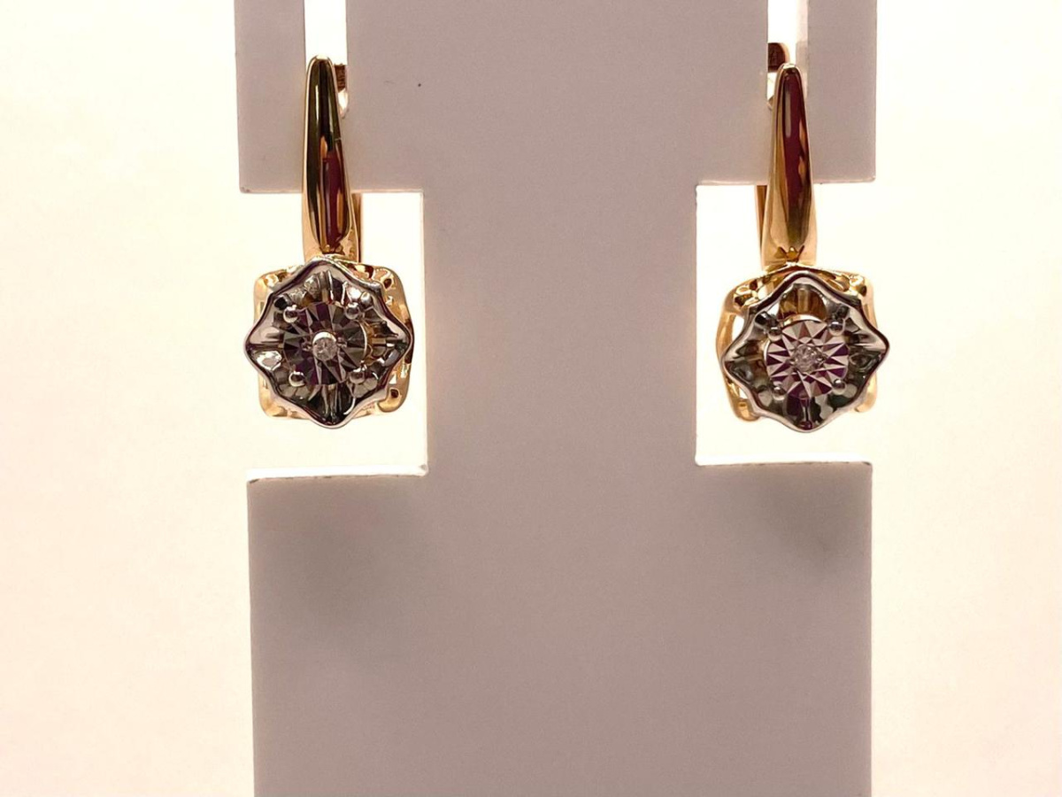 СЕРЬГИ БРИЛЛИАНТ (Au 585)