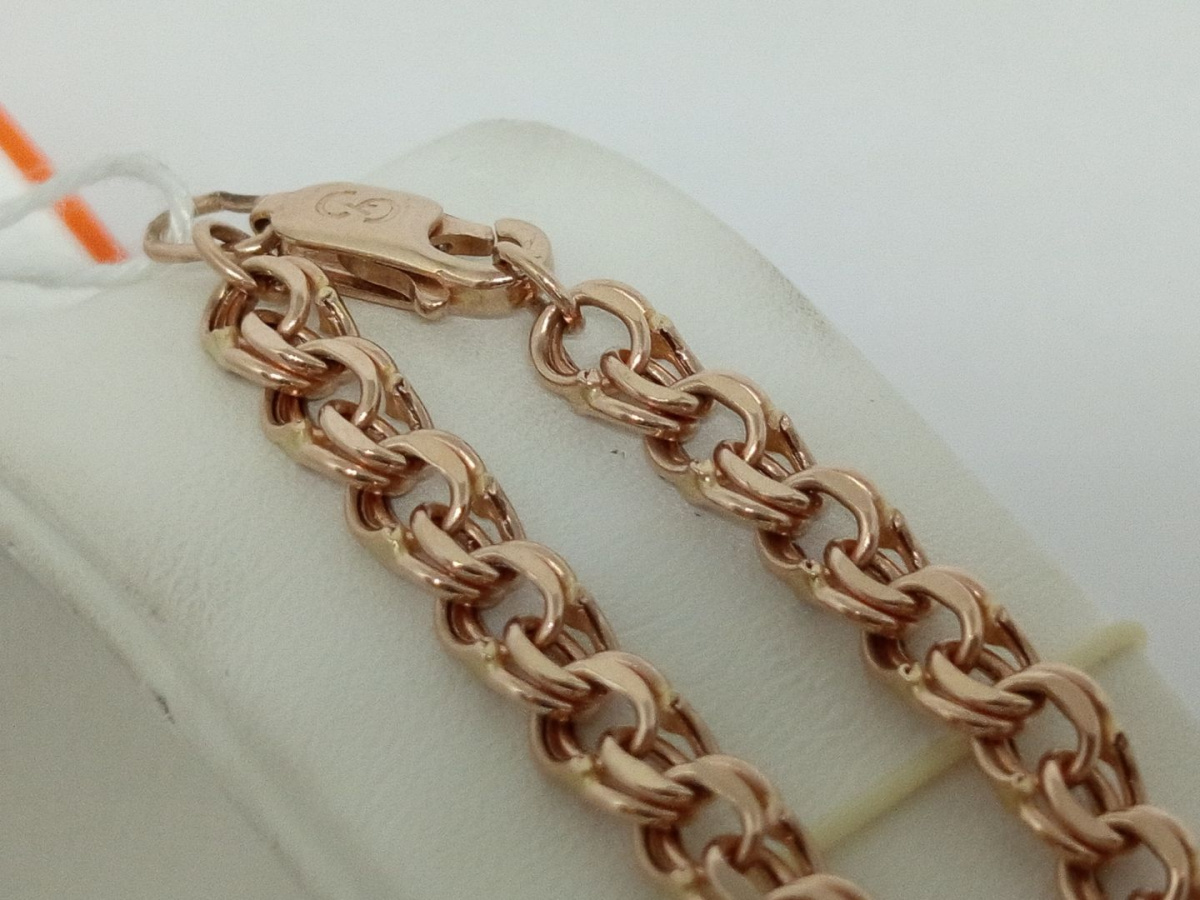 ЦЕПЬ ПУСТОТЕЛАЯ Бисмарк (Au 585)