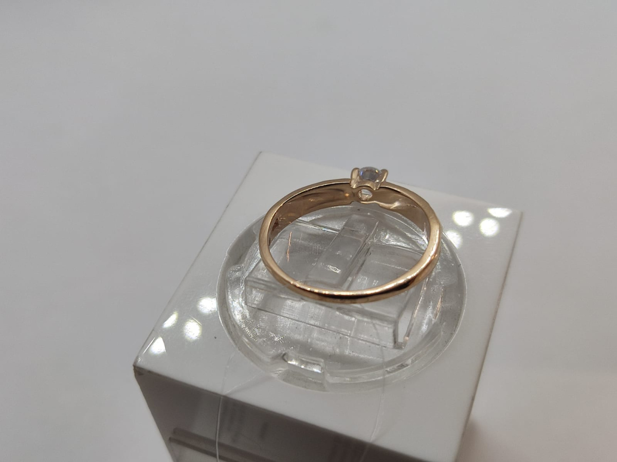 КОЛЬЦО С КАМНЕМ (Au 585)