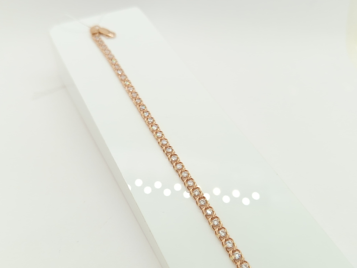 БРАСЛЕТ С КАМНЯМИ (Au 585)