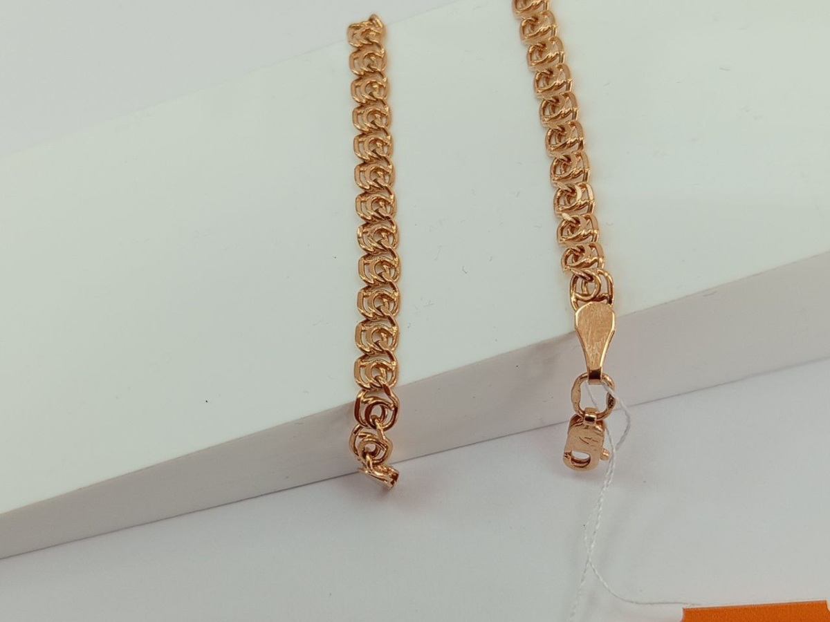 БРАСЛЕТ ПОЛНОВЕСНЫЙ Лав Au 585