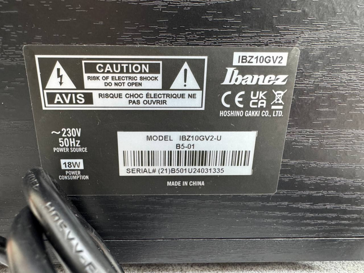 Комбоусилитель для гитар IBANEZ IBZ10GV2