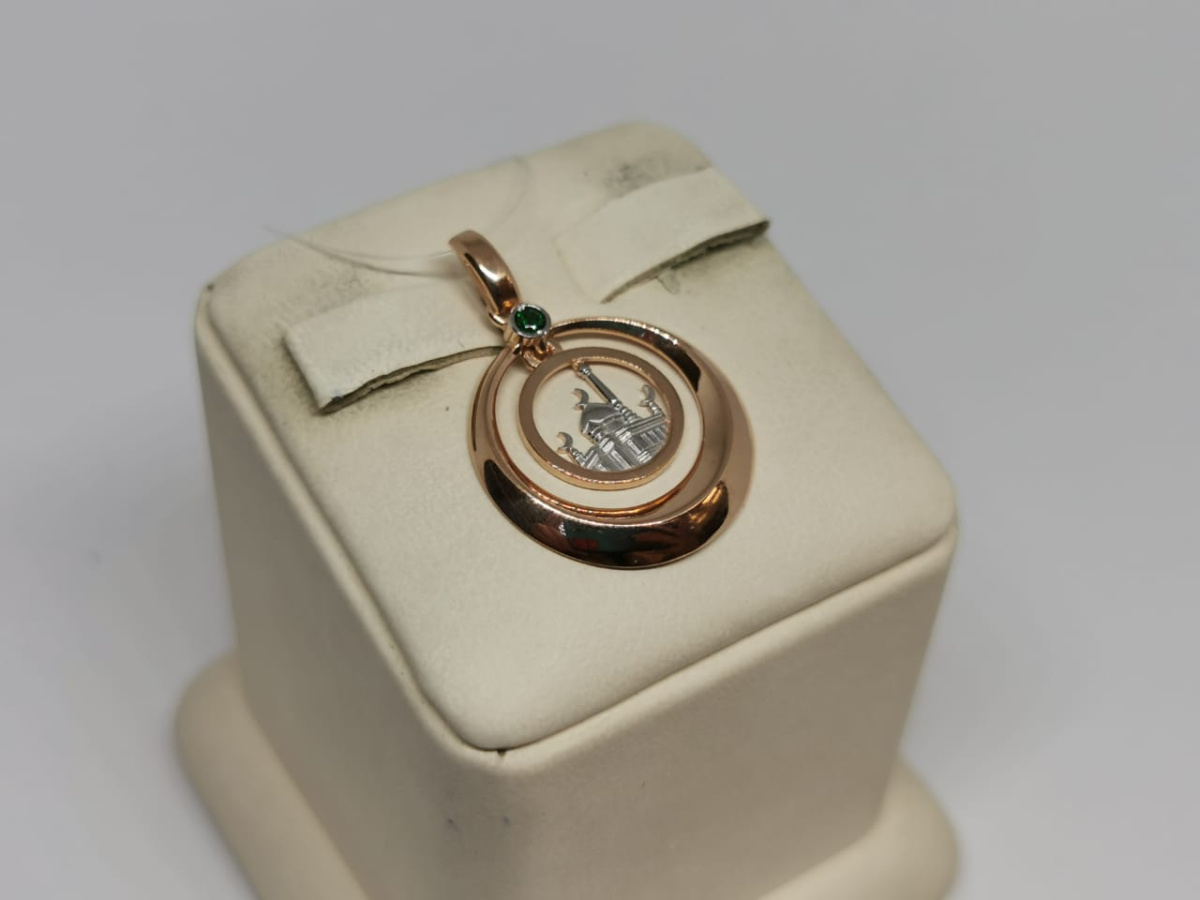 ПОДВЕСКА МЕЧЕТЬ с камнем (Au 585)