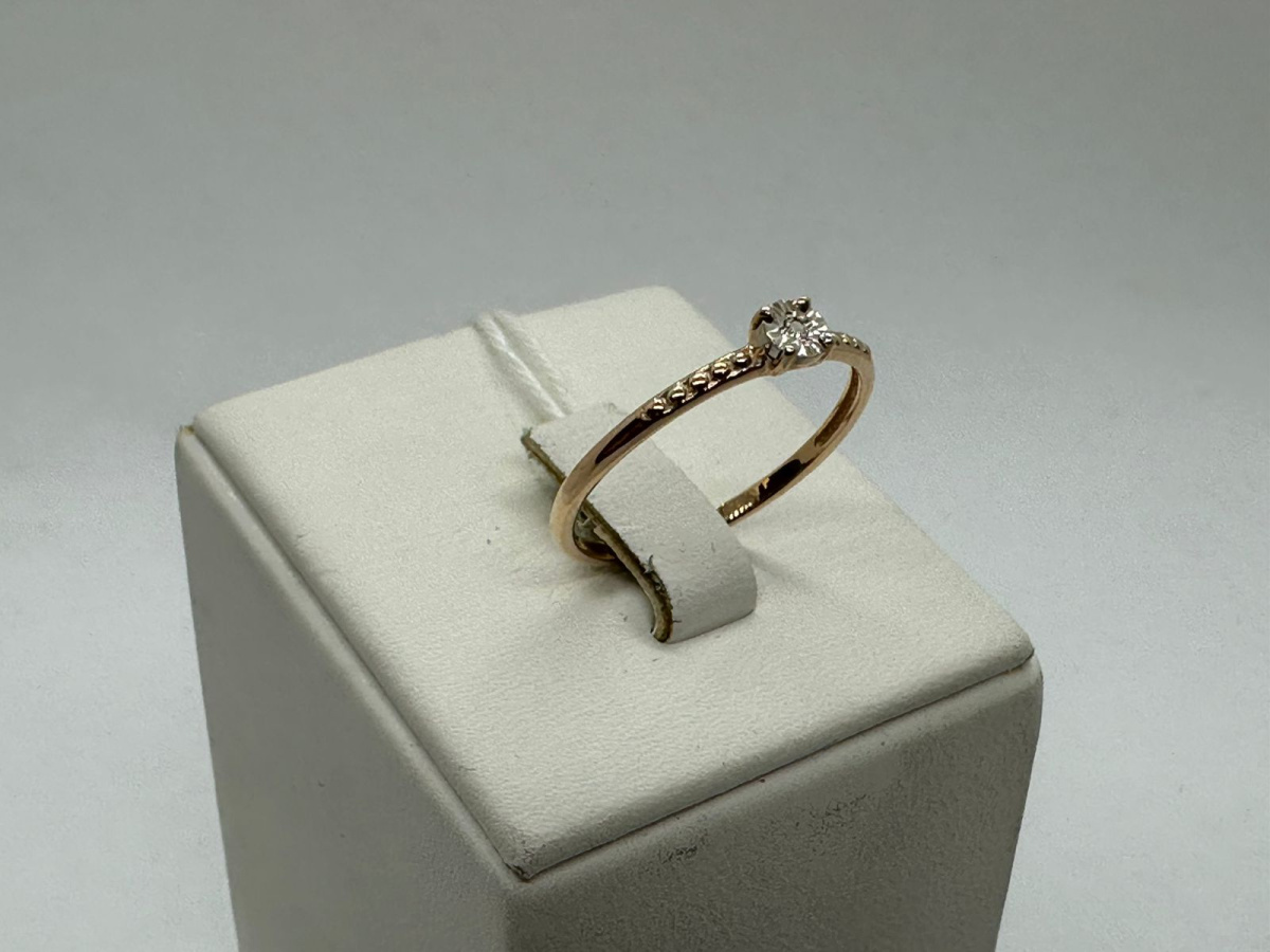 КОЛЬЦО БРИЛЛИАНТ Au 585