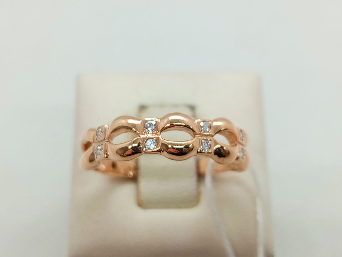 КОЛКМИ585 КОЛЬЦО С КАМНЯМИ (Au 585)