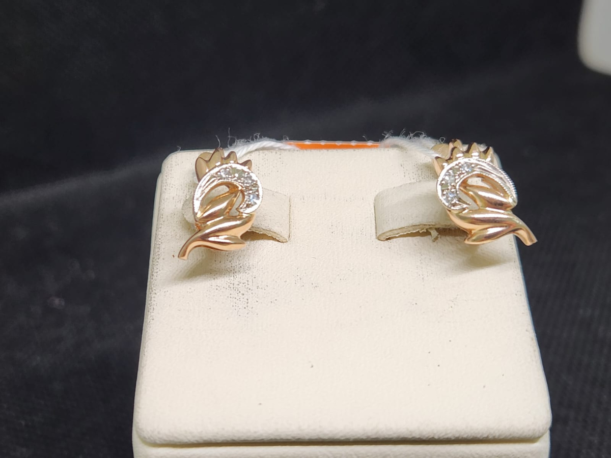 СЕРЬГИ БРИЛЛИАНТ (Au 585)