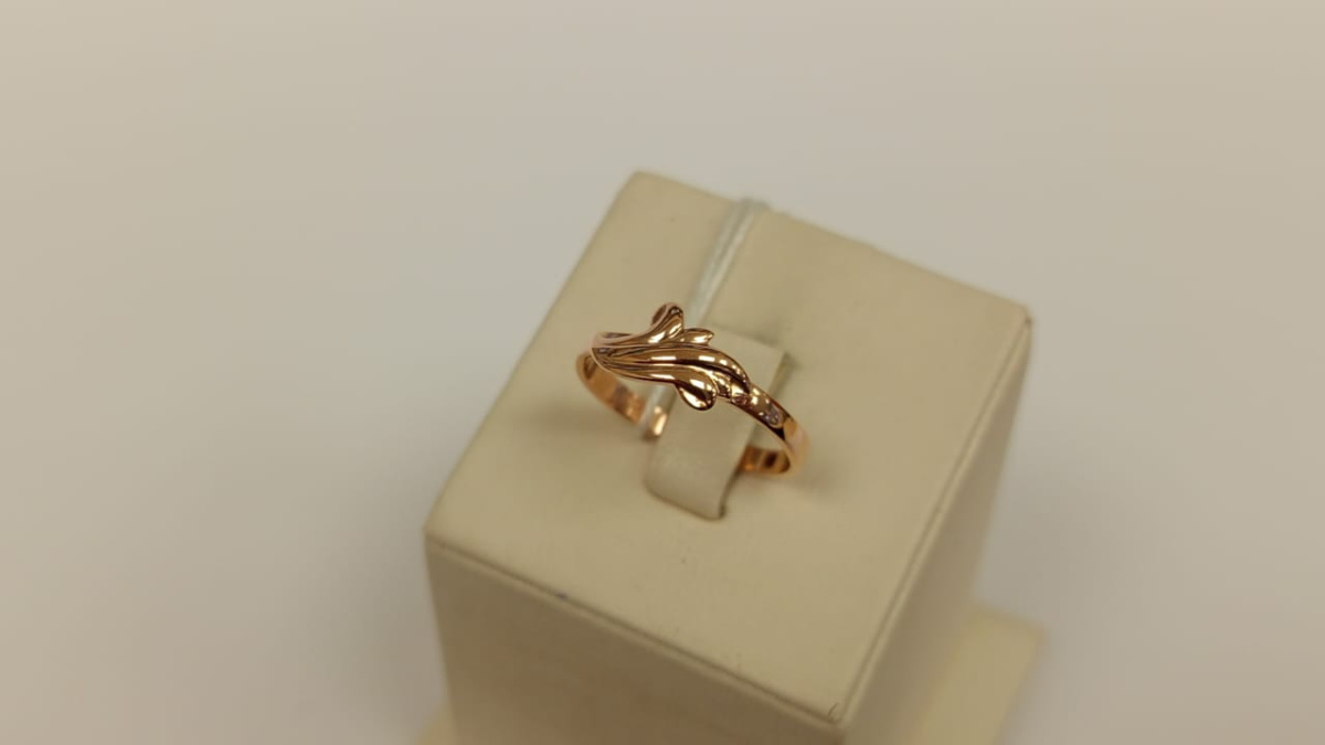 КОЛБКМ585 КОЛЬЦО БЕЗ КАМНЯ (Au 585)