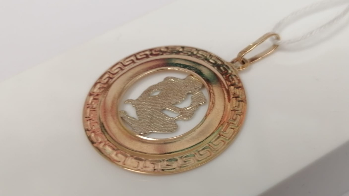 ПОДВЕСКА ЗНАК ЗОДИАКА ДЕВА Au 585