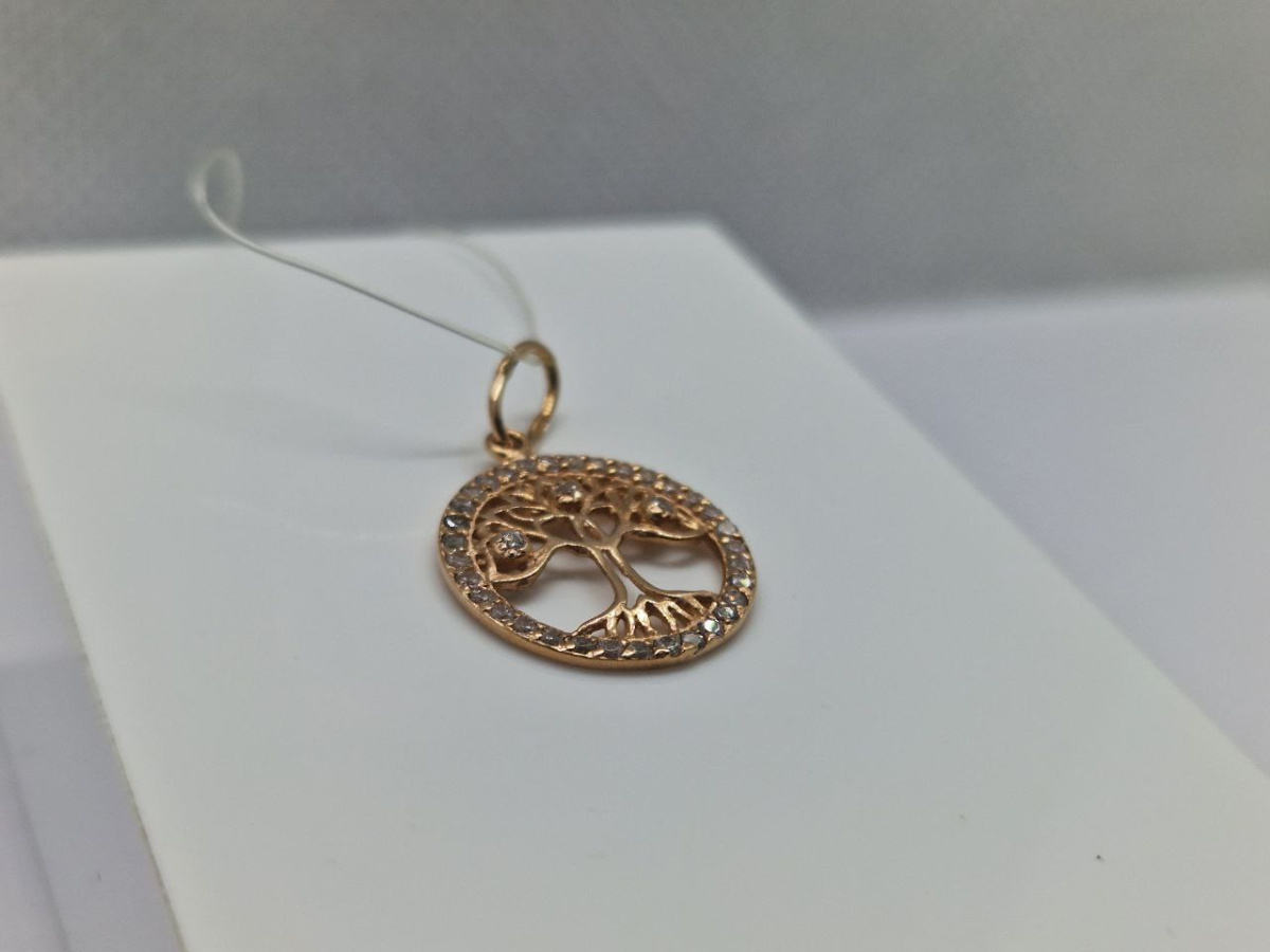 9900 ПОДВЕСКА С КАМНЯМИ (Au 585)