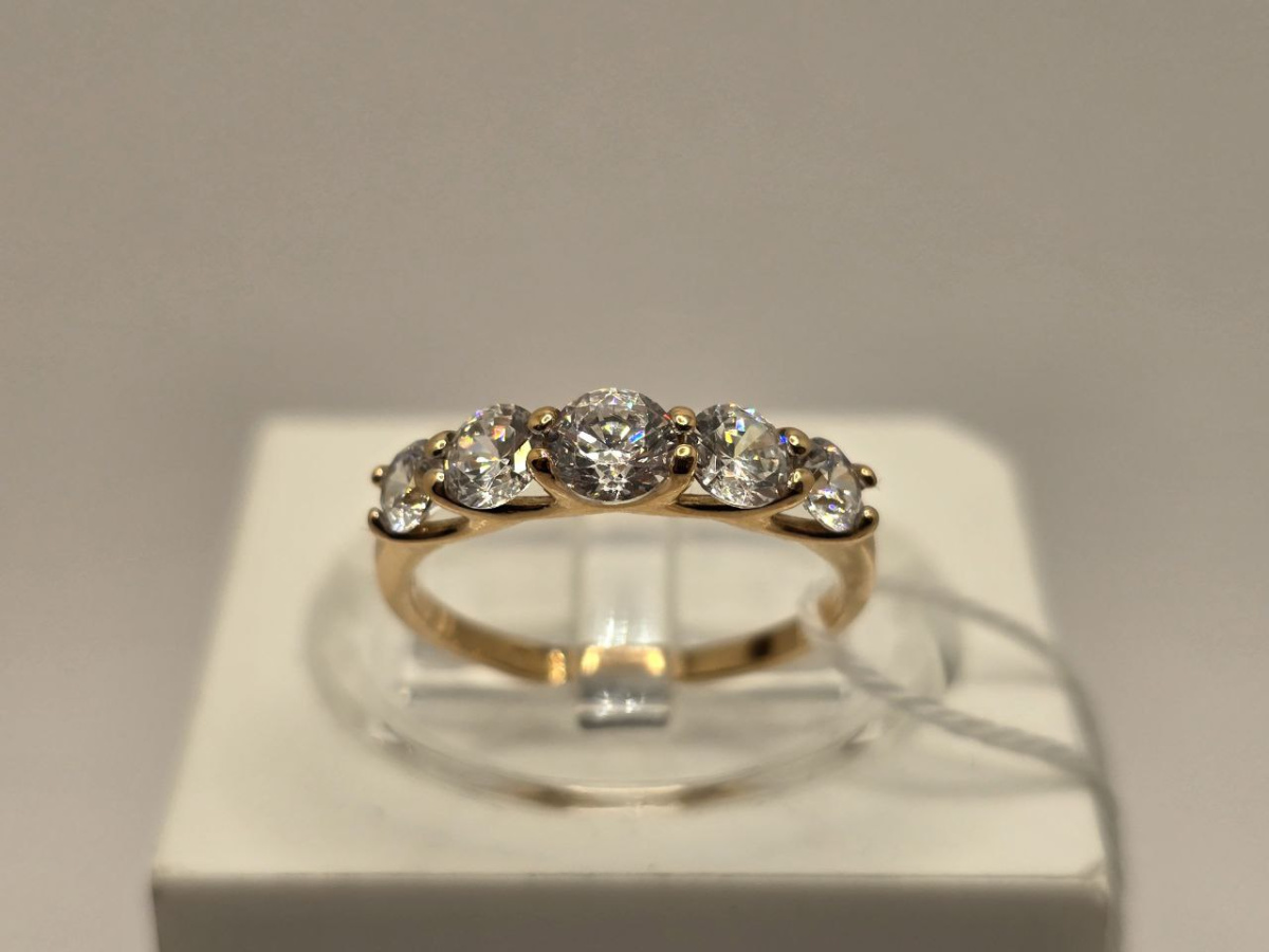 КОЛКМИ585 КОЛЬЦО С КАМНЯМИ (Au 585)