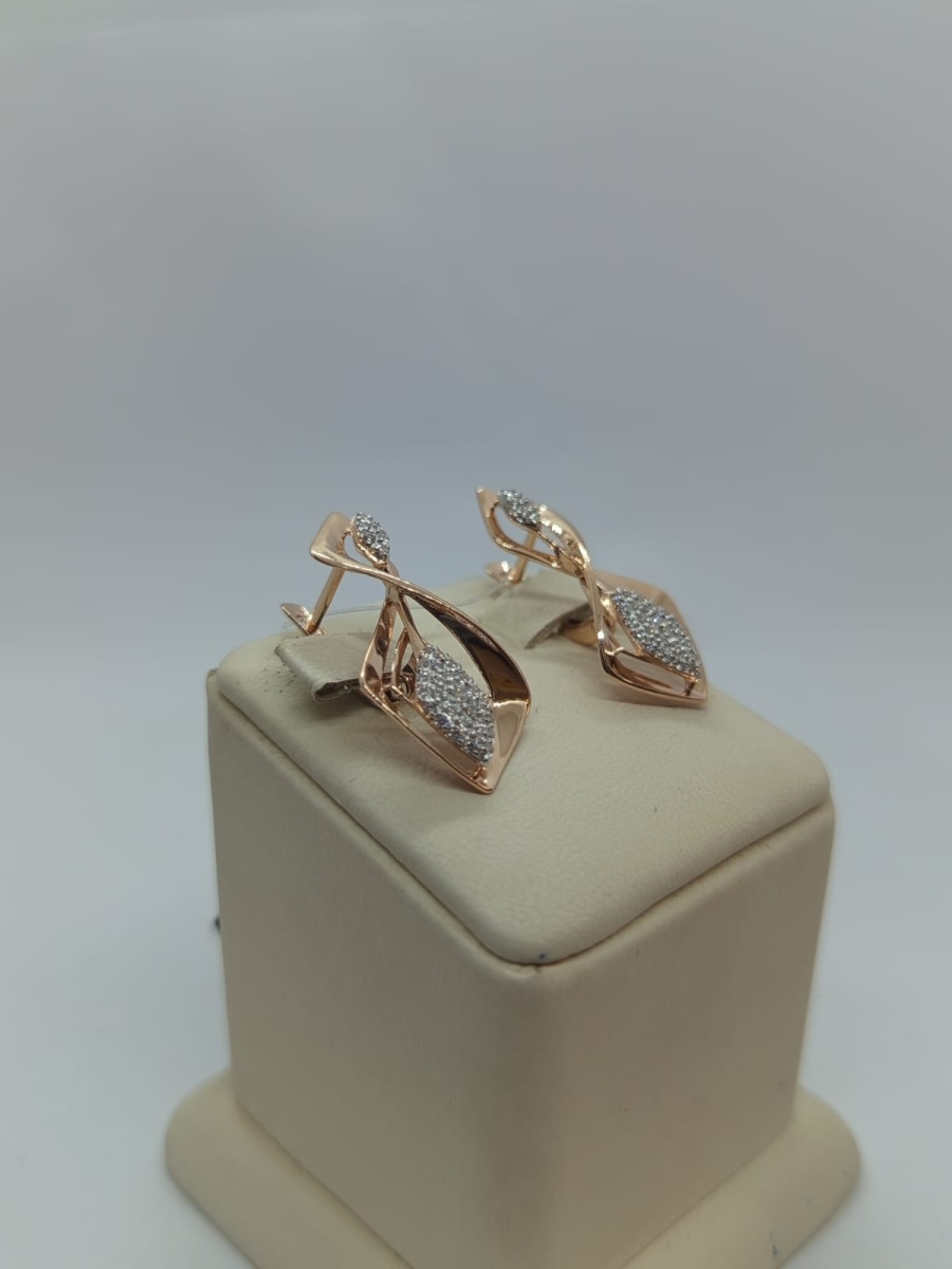 СЕРЬГИ С КАМНЯМИ (Au 585)