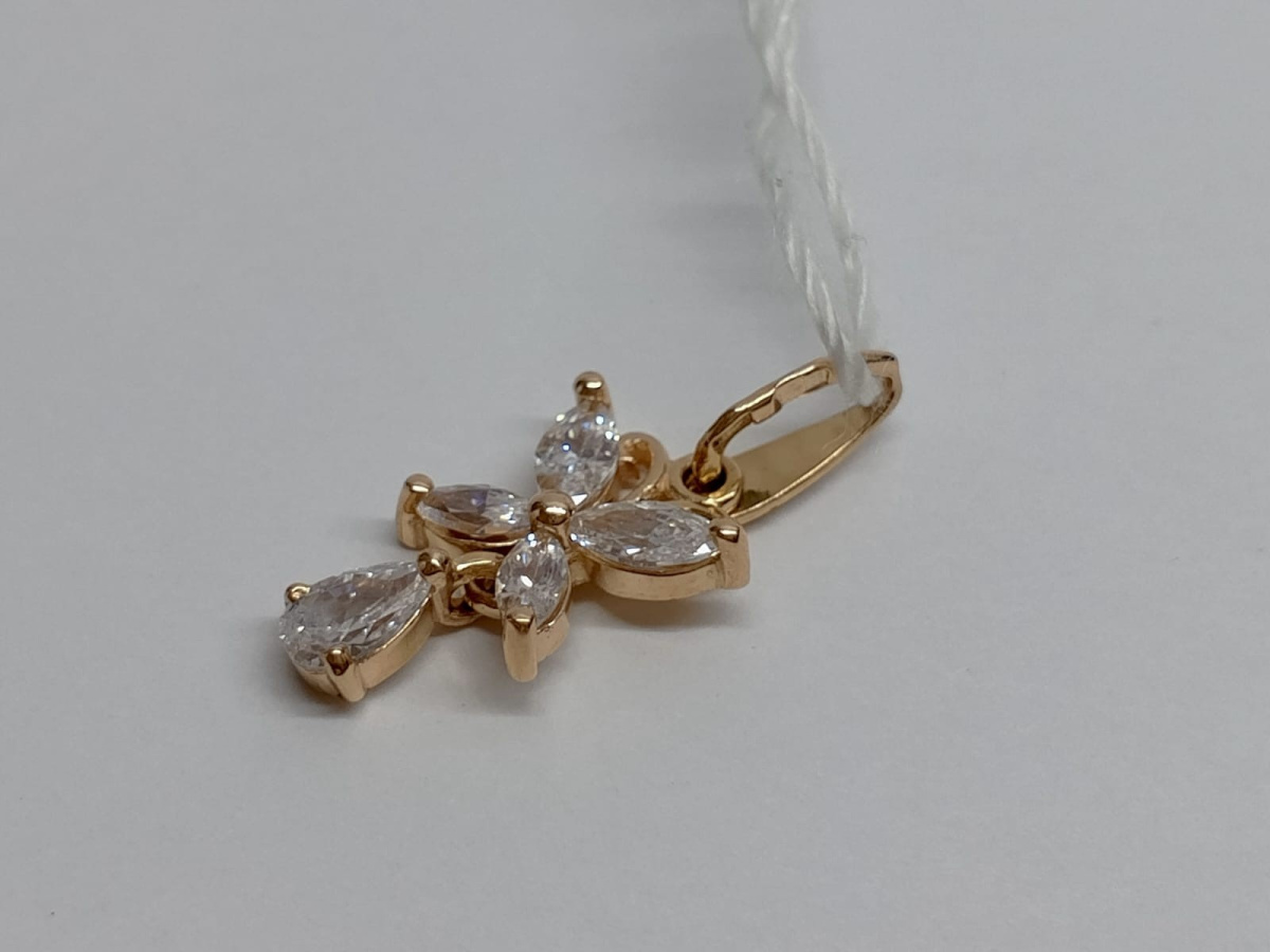 ПОДВЕСКА С КАМНЯМИ (Au 585)