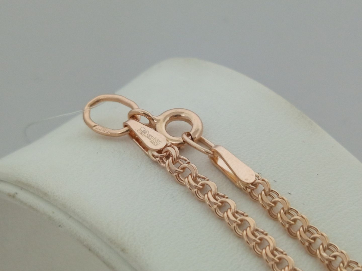 ЦЕПЬ ПУСТОТЕЛАЯ Бисмарк (Au 585)