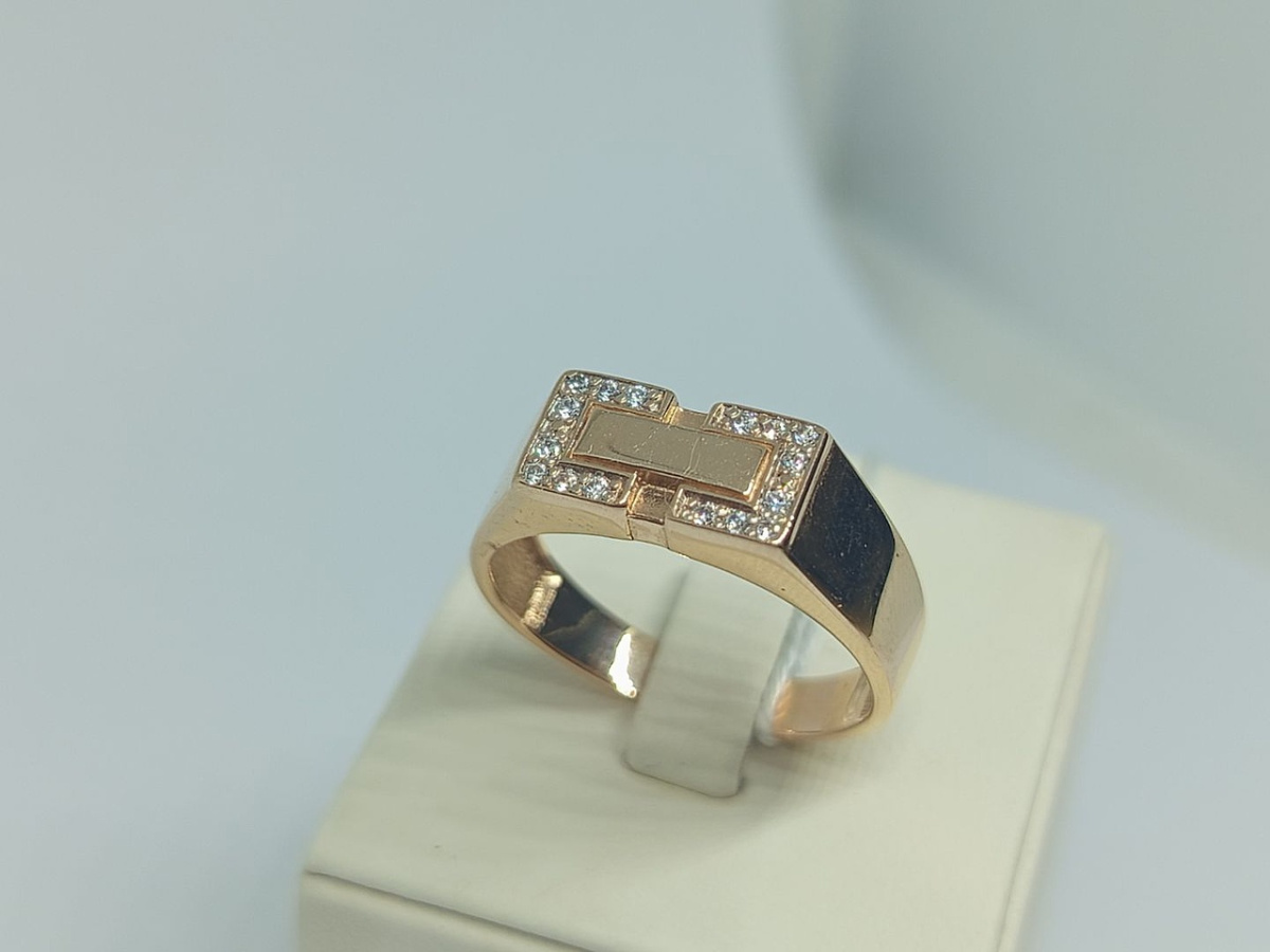 ПЕЧКМИ585 ПЕЧАТКА С КАМНЯМИ (Au 585)