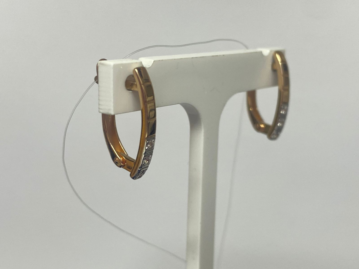 СЕРЬГИ С КАМНЯМИ (Au 585)