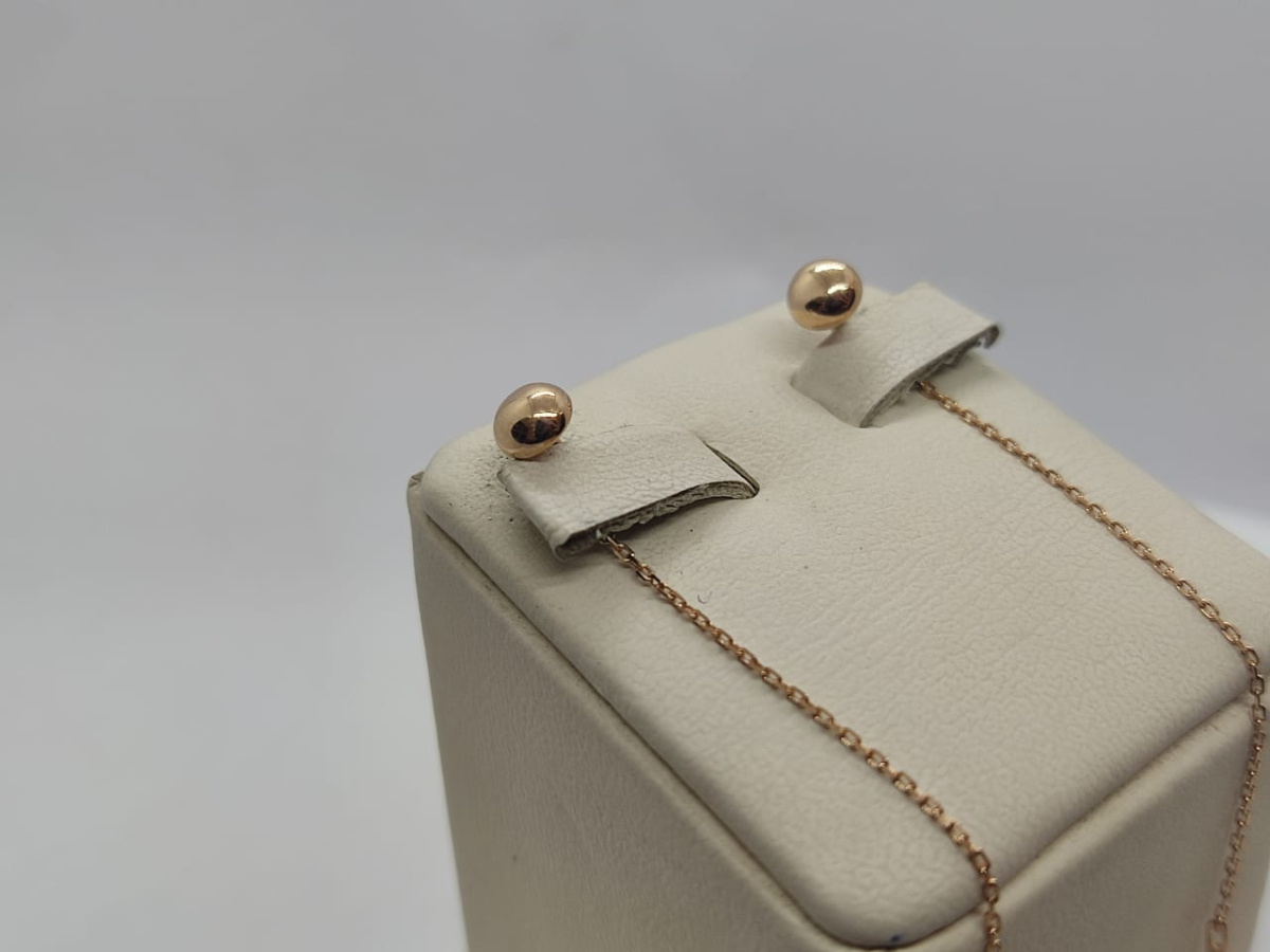 СЕРЬГИ ПРОДЕВКИ без камня (Au 585)