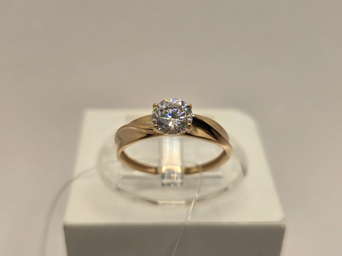 КОЛЬЦО С КАМНЕМ (Au 585)