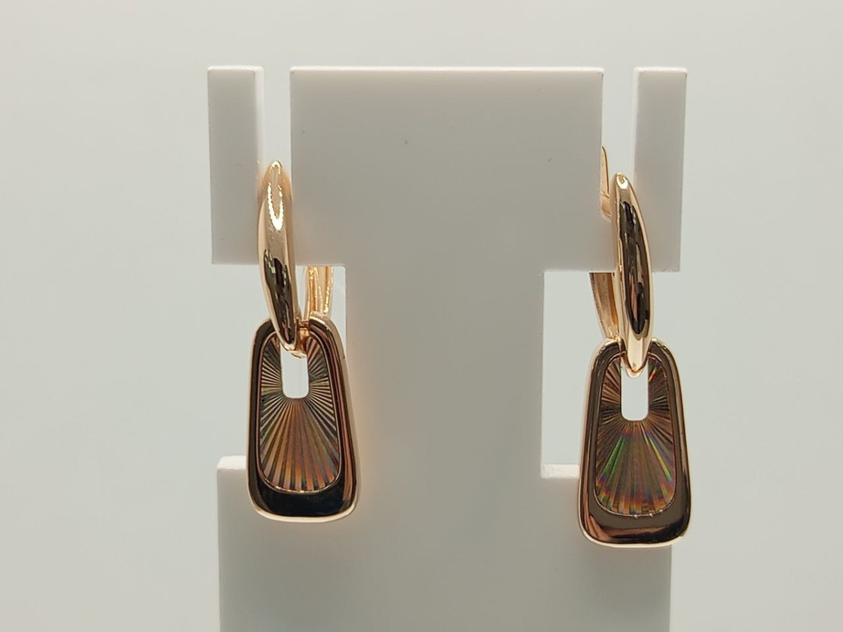 СЕРЬГИ БЕЗ КАМНЯ (Au 585)