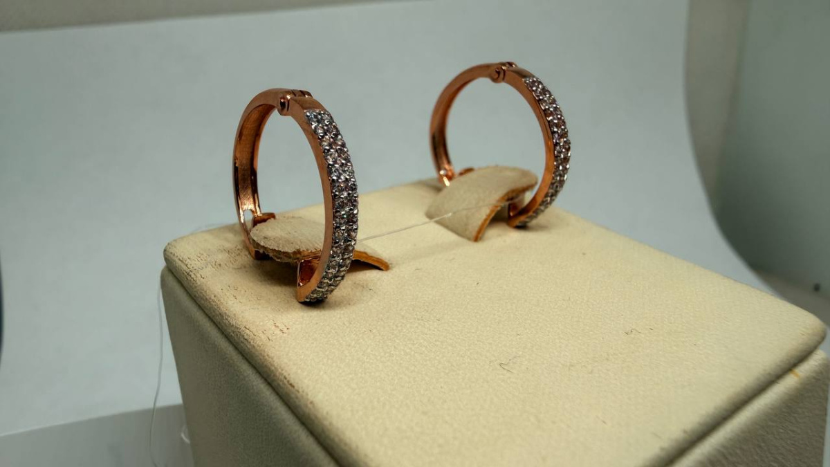 СЕРЬГИ С КАМНЯМИ (Au 585)