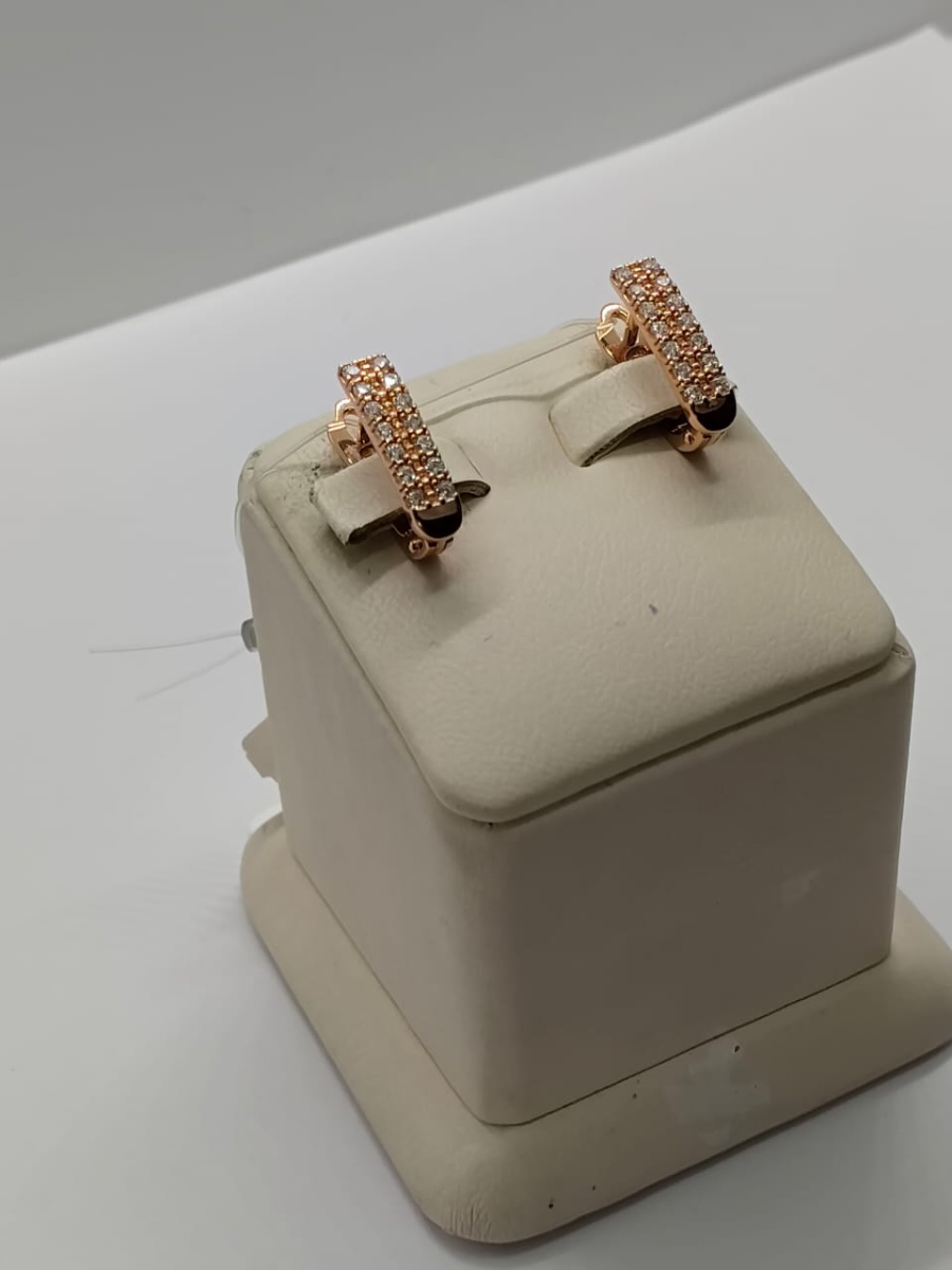 СЕРЬГИ С КАМНЯМИ (Au 585)