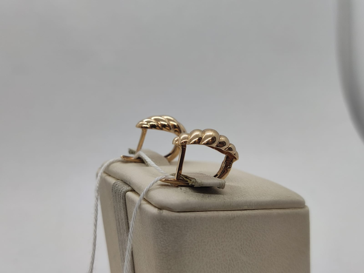 СЕРЬГИ БЕЗ КАМНЯ (Au 585)