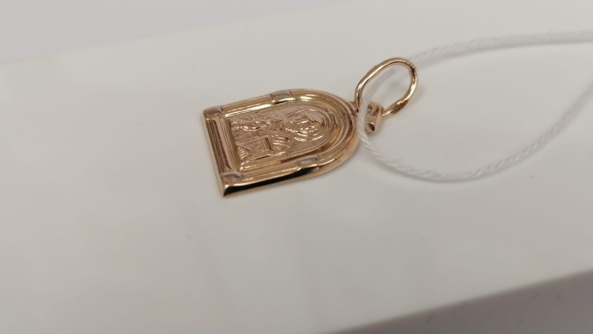 ПОДИБК585 ПОДВЕСКА ИКОНА БЕЗ КАМНЯ (Au 585)