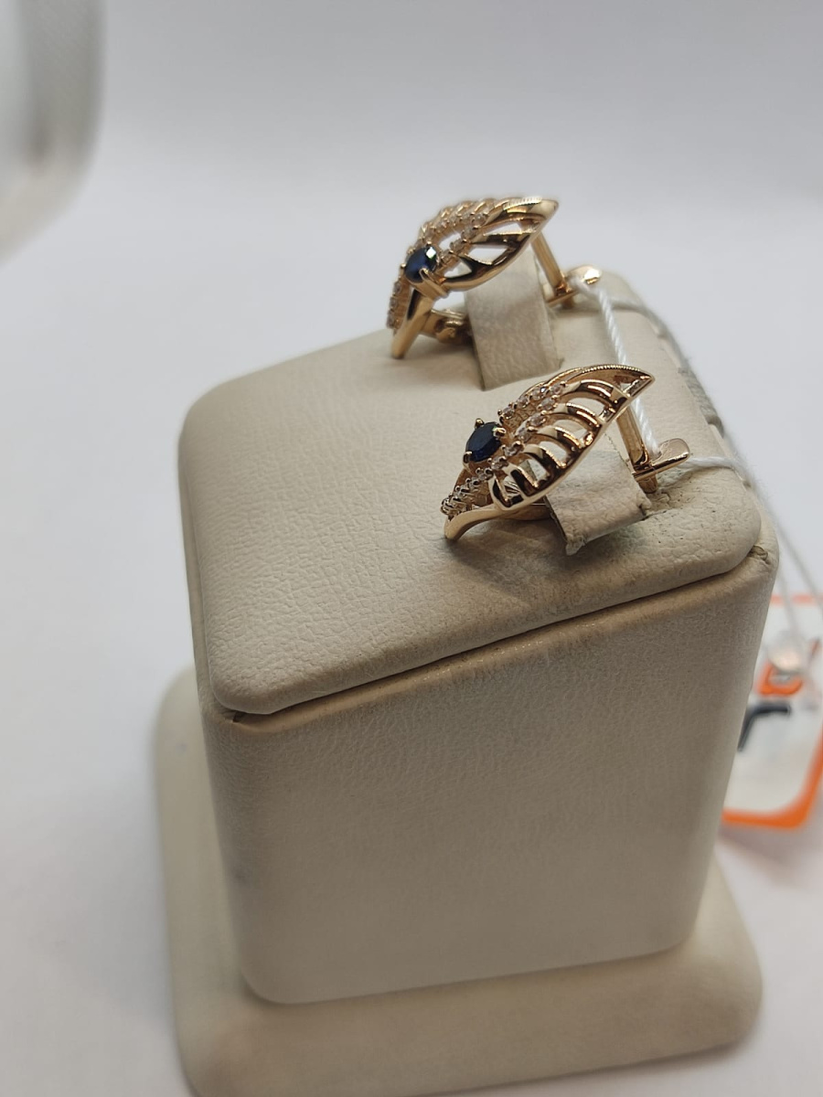 СЕРЬГИ С КАМНЯМИ (Au 585)