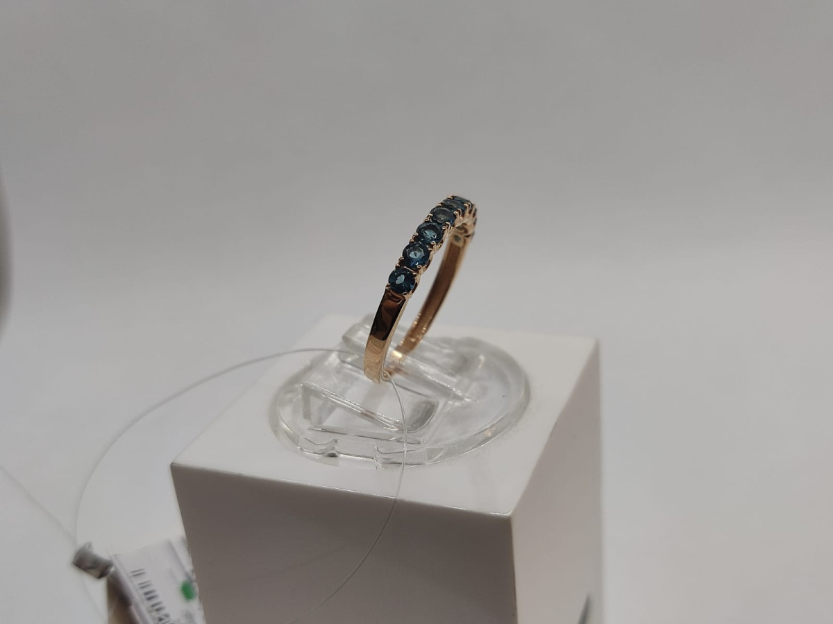 КОЛЬЦО ЛОНДОН-ТОПАЗ (Au 585)