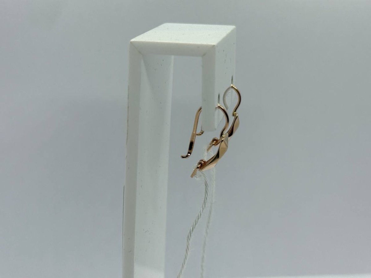 СБКМ585 СЕРЬГИ БЕЗ КАМНЯ (Au 585)