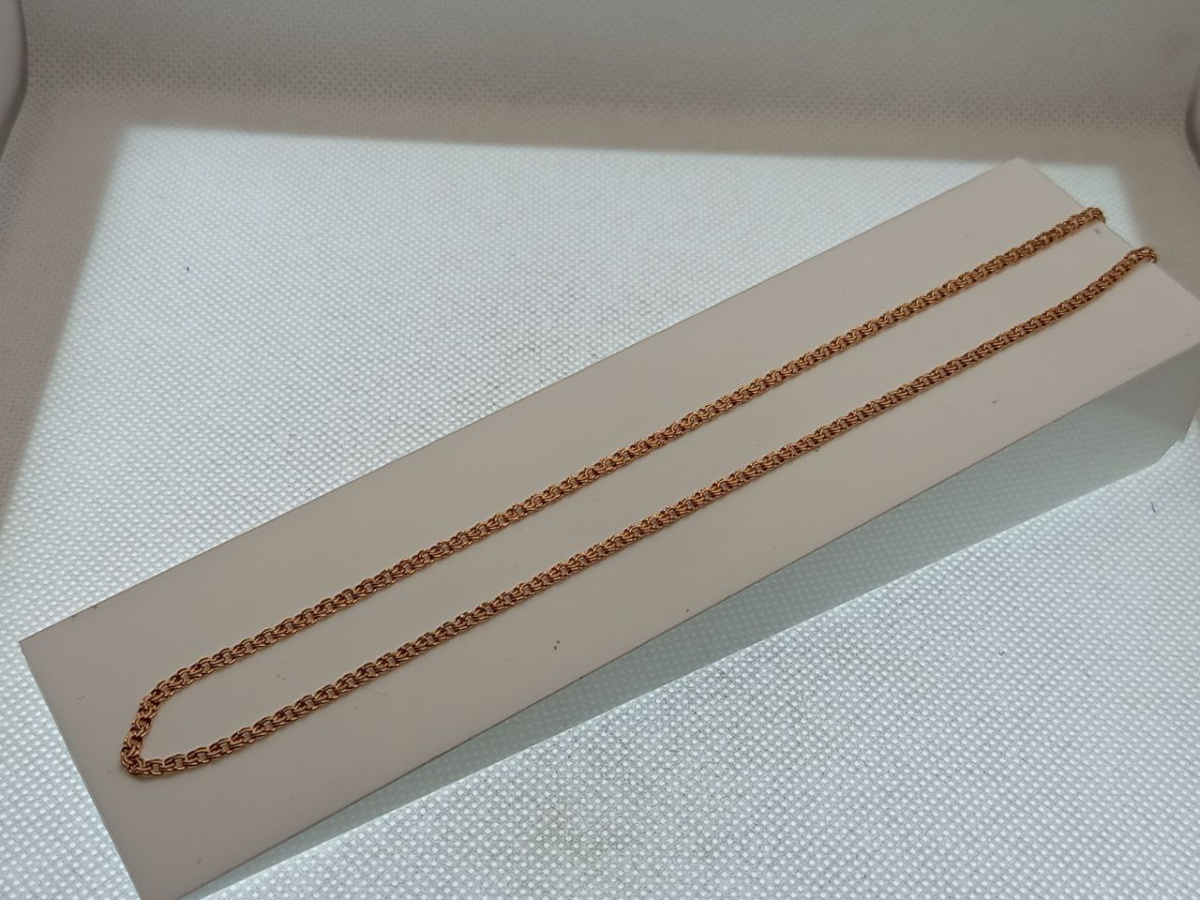 ЦЕПЬ ПУСТОТЕЛАЯ Бисмарк (Au 585)