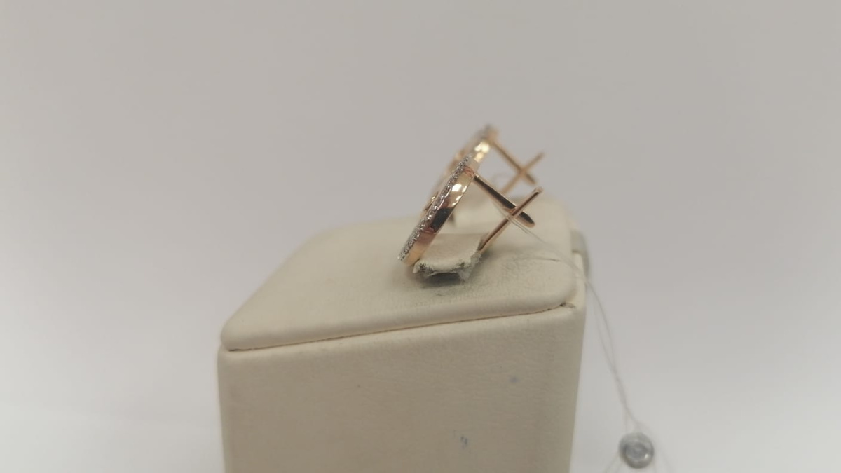 СЕРЬГИ С КАМНЯМИ (Au 585)