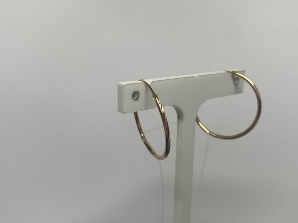 СЕРЬГИ КОНГО без камня (Au 585)