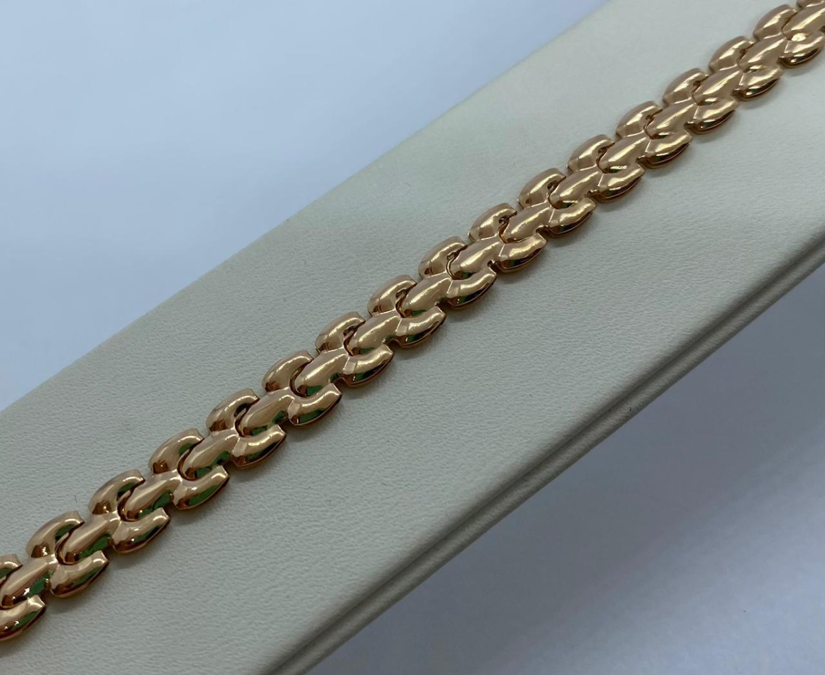 БРАСЛЕТ ПУСТОТЕЛЫЙ Штамповка Au 585