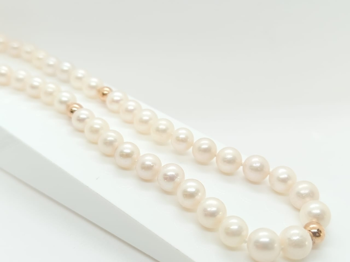 КОЛЬЕ ЖЕМЧУГ (Au 585)