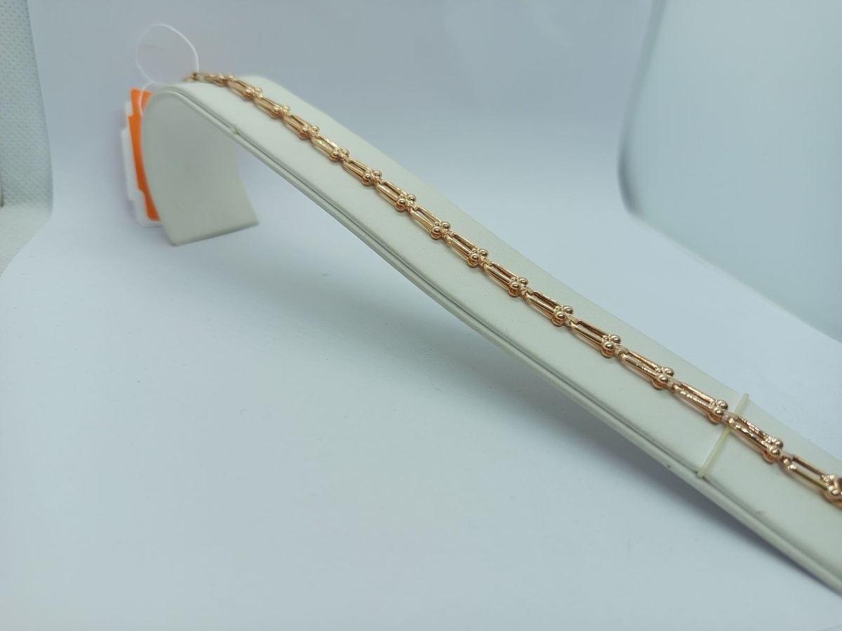 022117 БРАСЛЕТ ЖЕСТКИЙ без камня (Au 585)