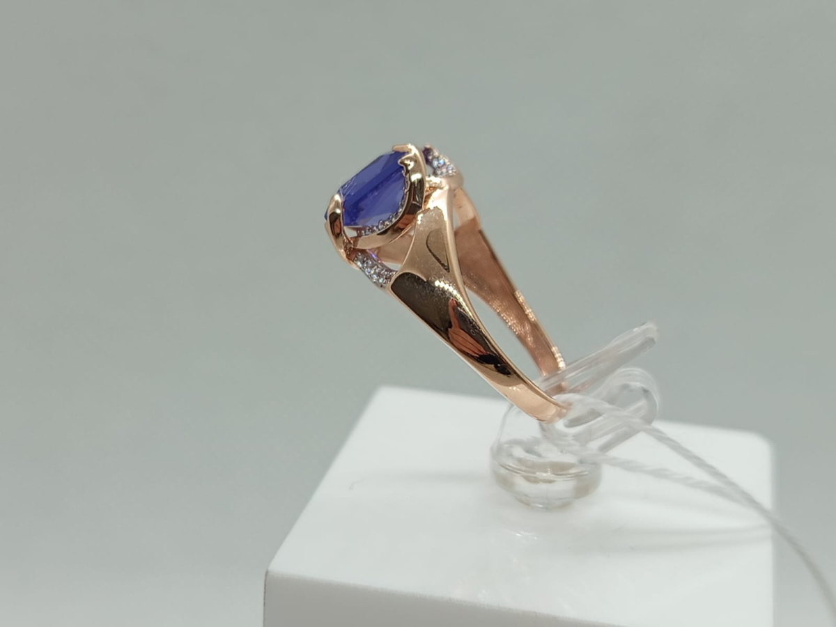 КОЛКМИ585 КОЛЬЦО С КАМНЯМИ (Au 585)