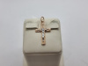 ПОДВЕСКА КРЕСТ без камня (Au 585)