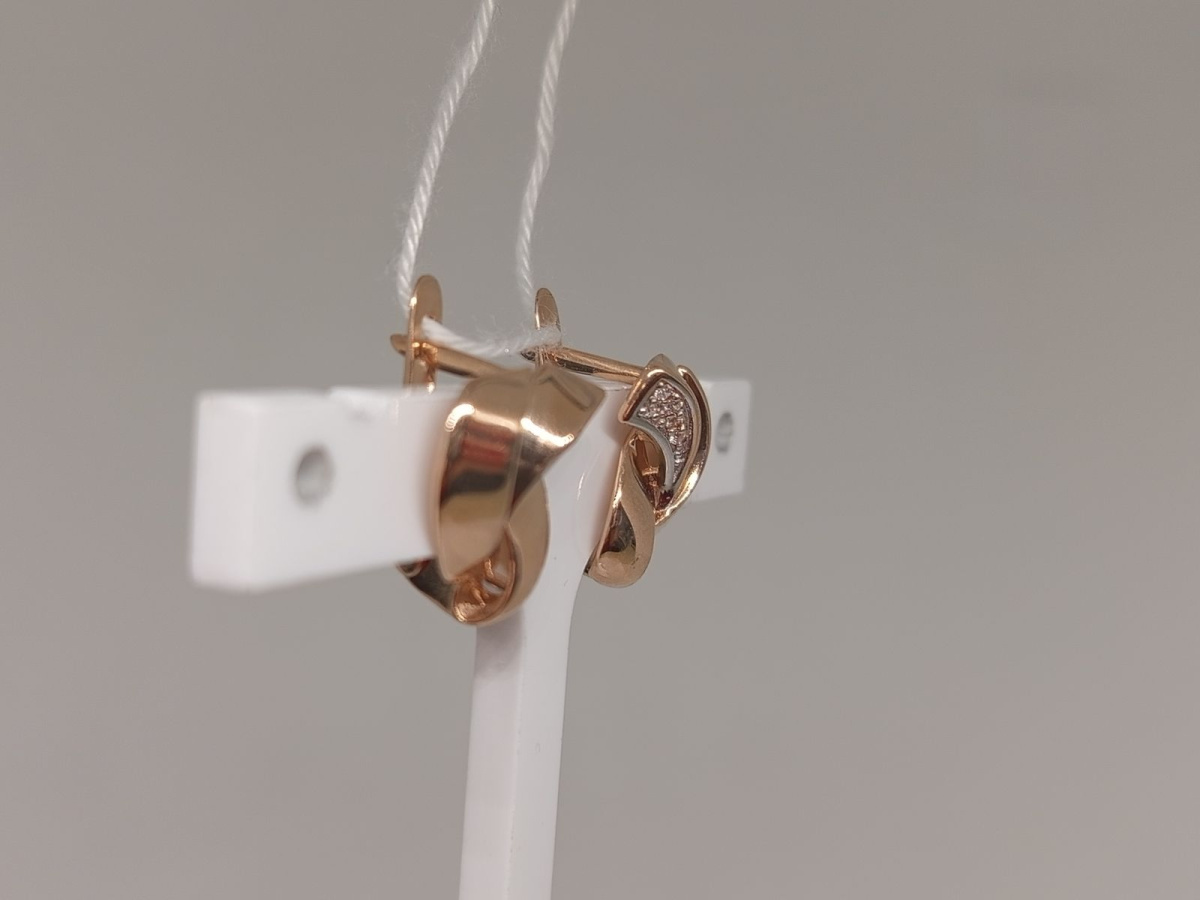 СЕРЬГИ С КАМНЯМИ (Au 585)